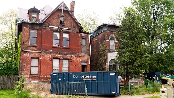 Dumpsters.com supports preservation of two historic Cleveland homes